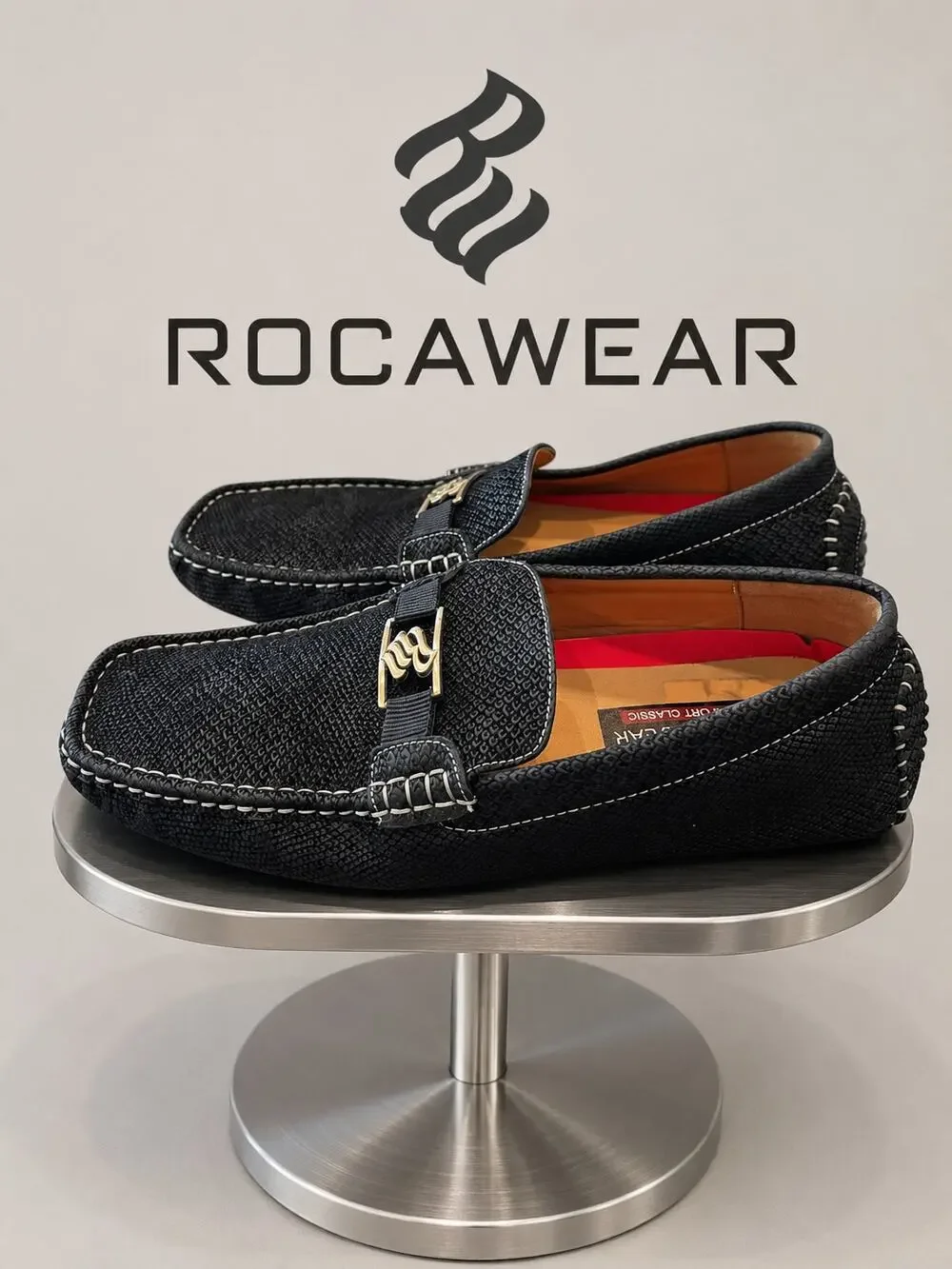 Rocawear Dwight Comfort Classic Black Driving Loafers Men’s 9 EU 42